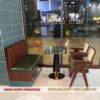 Bộ sofa cafe băng dài áp tường MK-0073 – Đẹp, bền, tiện dụng