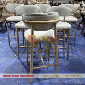 Ghế bar Oleandro gỗ ash cho quán cafe, nhà hàng
