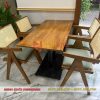 Bộ bàn ghế nhà hàng MK-0075 – Thiết kế chắc chắn, bền đẹp, giá tốt