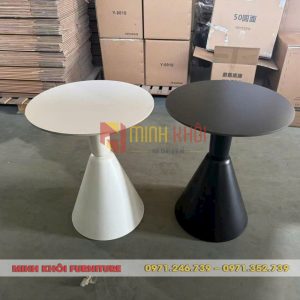 Bàn cafe chân sắt mặt đá MK-0084 – Mẫu bàn đẹp, bền, giá tốt