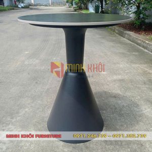 Bàn cafe chân sắt mặt đá MK-0084 – Mẫu bàn đẹp, bền, giá tốt