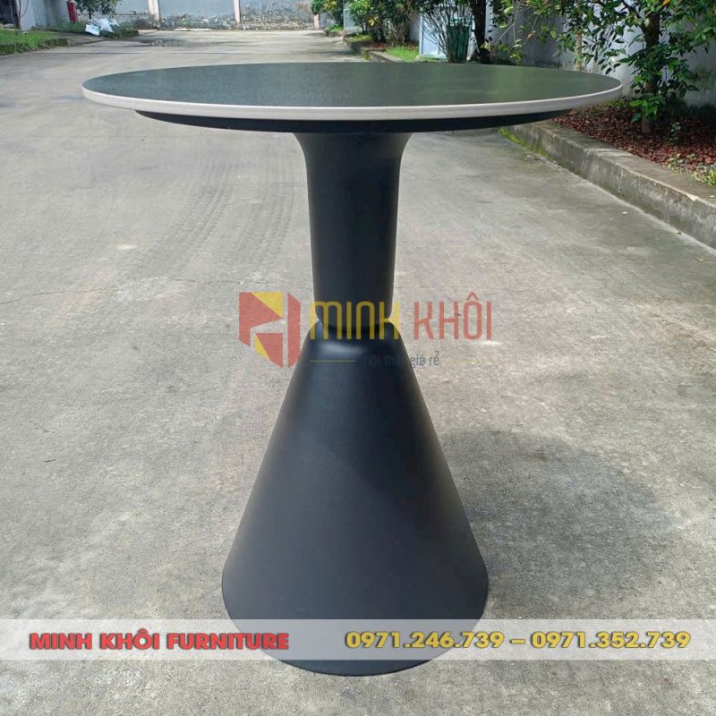 Bàn cafe chân sắt mặt đá MK-0084 – Mẫu bàn đẹp, bền, giá tốt