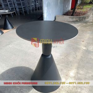 Bàn cafe chân sắt mặt đá MK-0084 – Mẫu bàn đẹp, bền, giá tốt