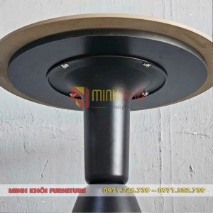 Bàn cafe chân sắt mặt đá MK-0084 – Mẫu bàn đẹp, bền, giá tốt
