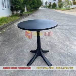 Bàn cafe nhựa đúc MK-0081 thiết kế hiện đại, bền đẹp