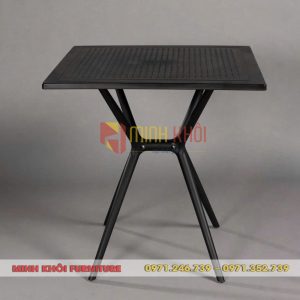 Bàn cafe nhựa vuông MK-0083 – Bền đẹp, giá tốt cho quán cafe