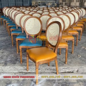Ghế Louis lưng mây tự nhiên – Đẹp, sang trọng