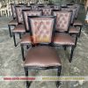 Ghế Louis lưng vuông 8 Ghế Louis lưng vuông decor quán cafe, khách sạn