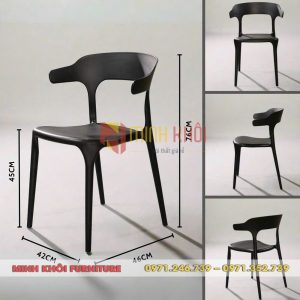 Ghế nhựa đúc MK-0079 – Ghế cafe đẹp, bền, giá tốt