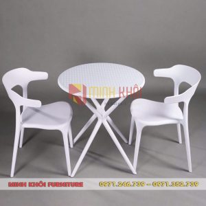 Ghế nhựa đúc MK-0079 – Ghế cafe đẹp, bền, giá tốt