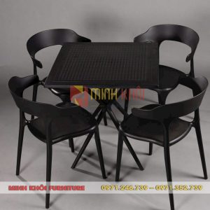 Ghế nhựa đúc MK-0079 – Ghế cafe đẹp, bền, giá tốt