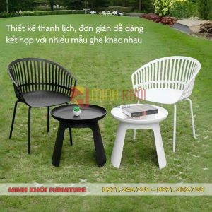 Bàn cafe nhựa MK-0089 – Thiết kế hiện đại, bền đẹp, giá rẻ