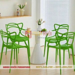 Bộ bàn ghế nhựa cafe MK-0091 – Sang trọng, giá tốt