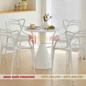 Bộ bàn ghế nhựa cafe MK-0091 – Sang trọng, giá tốt