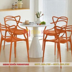 Bộ bàn ghế nhựa cafe MK-0091 – Sang trọng, giá tốt