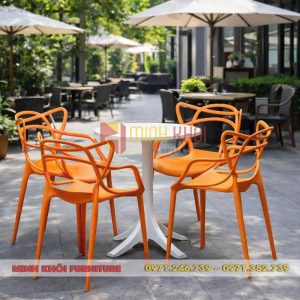 Bộ bàn ghế nhựa đúc đẹp MK-0090 7 Bộ bàn ghế nhựa đúc đẹp MK-0090 – Thiết kế hiện đại, giá rẻ