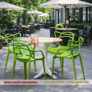 Bộ bàn ghế nhựa đúc đẹp MK-0090 8 Bộ bàn ghế nhựa đúc đẹp MK-0090 – Thiết kế hiện đại, giá rẻ