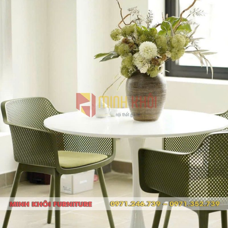 Ghế cafe nhựa đúc cao cấp MK-0088 đẹp, bền, giá tốt
