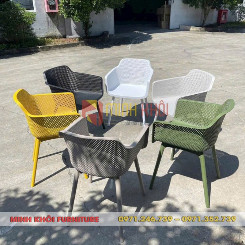 Ghế cafe nhựa đúc cao cấp MK-0088 đẹp, bền, giá tốt