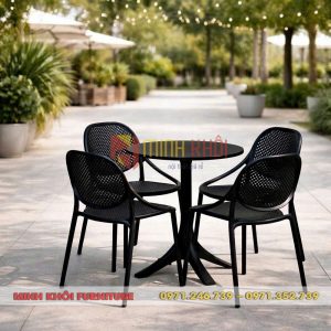 Ghế cafe nhựa đúc MK-0086 đẹp, bền, giá rẻ