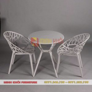 Ghế cafe nhựa đúc nguyên khối MK-0097 14 Ghế Cafe Nhựa Đúc Nguyên Khối MK-0097 Thiết Kế Độc Đáo, Bền Đẹp