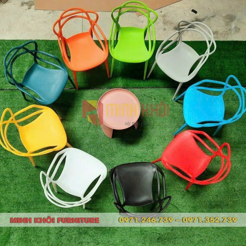 Ghế nhựa cafe ngoài trời MK-0087 đẹp, bền, độc đáo