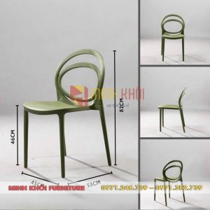 Ghế Nhựa Đúc Circus - Ghế cafe đẹp, độc đáo, giá rẻ