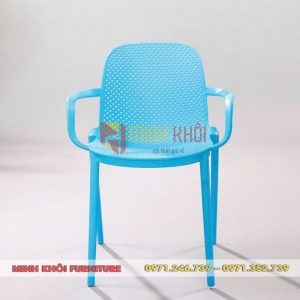 Ghế Nhựa Có Tay MK-0095 - Ghế Cafe, Ghế Ăn Cao Cấp Giá Rẻ