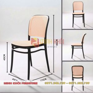 Ghế Nhựa Đúc Giả Mây MK-0098 | Đẹp, Bền, Giá Rẻ