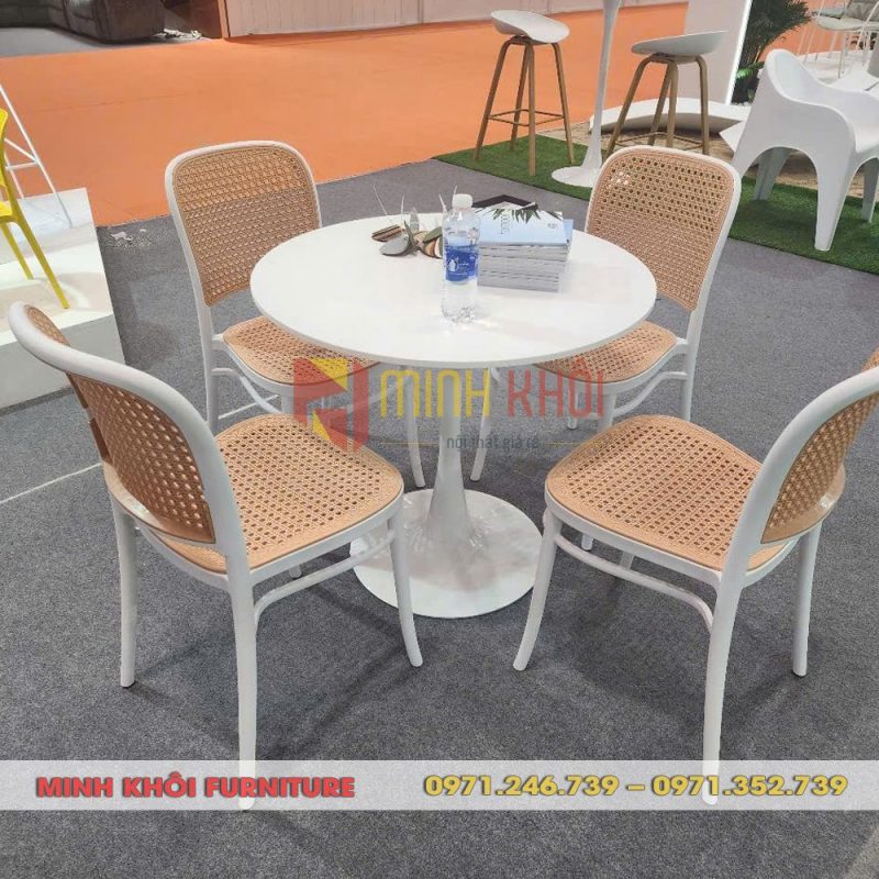 Ghế Nhựa Đúc Giả Mây MK-0098 | Đẹp, Bền, Giá Rẻ