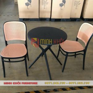 Ghế Nhựa Đúc Giả Mây MK-0098 | Đẹp, Bền, Giá Rẻ