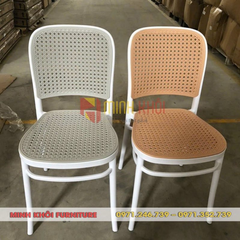 Ghế Nhựa Đúc Giả Mây MK-0098 | Đẹp, Bền, Giá Rẻ