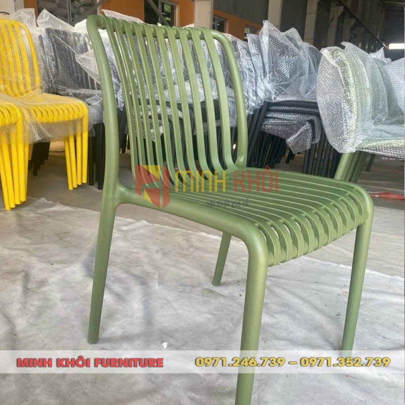 Ghế nhựa đúc ngoài trời MK-0093 17 Ghế Nhựa Đúc Ngoài Trời MK-0093 - Ghế Cafe Sân Vườn Đẹp
