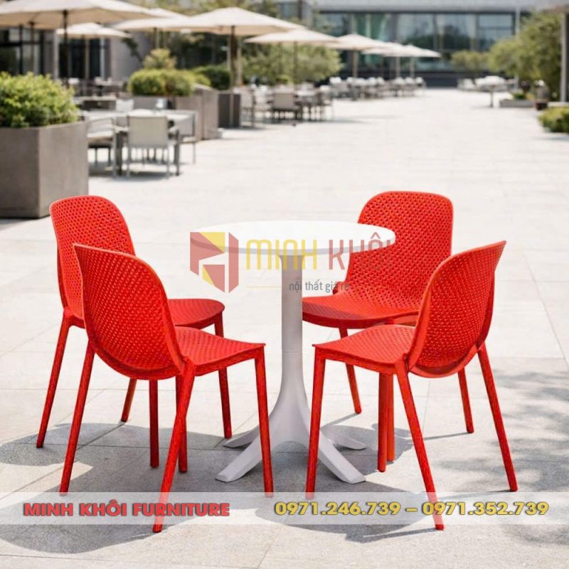Ghế nhựa đúc nguyên khối cao cấp MK-0094 giá rẻ TPHCM