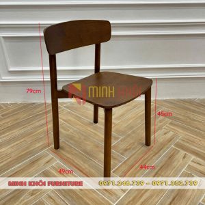 Bộ bàn ghế ăn gia đình gỗ ash – Sang trọng, bền đẹp