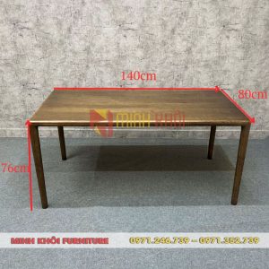 Bộ bàn ghế ăn Neva không tay gỗ ash đẹp, bền chắc, dễ decor
