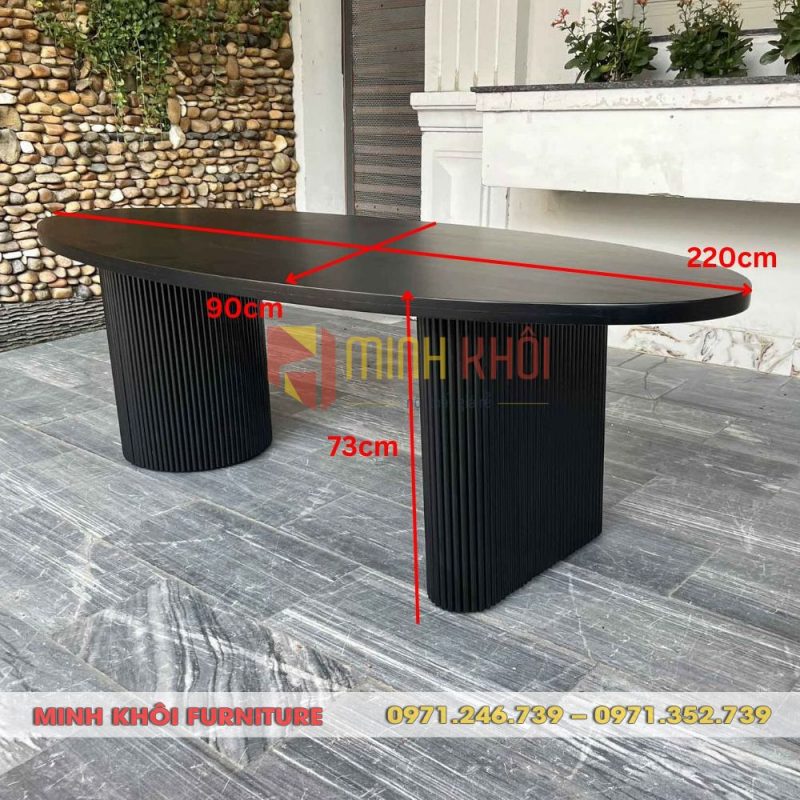 Bộ bàn ghế ăn Oleandro khung sắt 18 Bộ bàn ghế ăn Oleandro khung sắt phong cách hiện đại cực đẹp