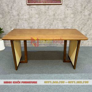 Mẫu bàn ghế gỗ quán ăn Vleg sang trọng, phong cách mộc hiện đại