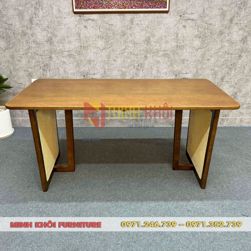 Mẫu bàn ghế gỗ quán ăn Vleg sang trọng, phong cách mộc hiện đại