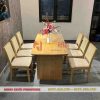 Bộ bàn ghế nhà hàng Mila thiết kế mộc mạc sang trọng, chuẩn decor hiện đại