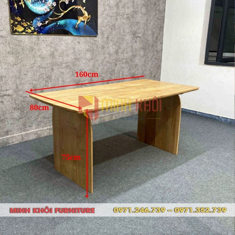 Bộ bàn ghế nhà hàng Mila thiết kế mộc mạc sang trọng, chuẩn decor hiện đại