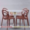 Bộ bàn ghế nhựa Circus cao cấp cho quán cafe 16 Bộ bàn ghế nhựa Circus cao cấp – Giải pháp decor quán cafe ấn tượng
