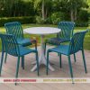 Bộ bàn ghế nhựa đúc sân vườn MK-0101 - Đẹp, bền, hiện đại