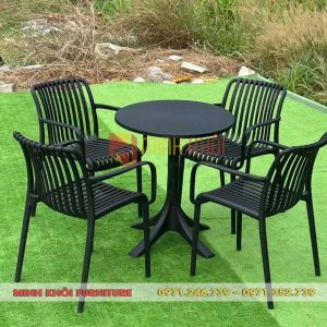Bộ bàn ghế nhựa đúc sân vườn MK-0101 12 Bộ bàn ghế nhựa đúc sân vườn MK-0101 - Đẹp, bền, hiện đại