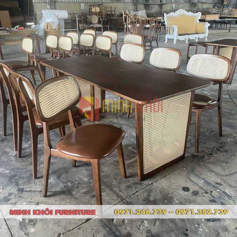 Bộ bàn ghế ăn Secco MK-0106 – Phong cách mộc mạc hiện đại