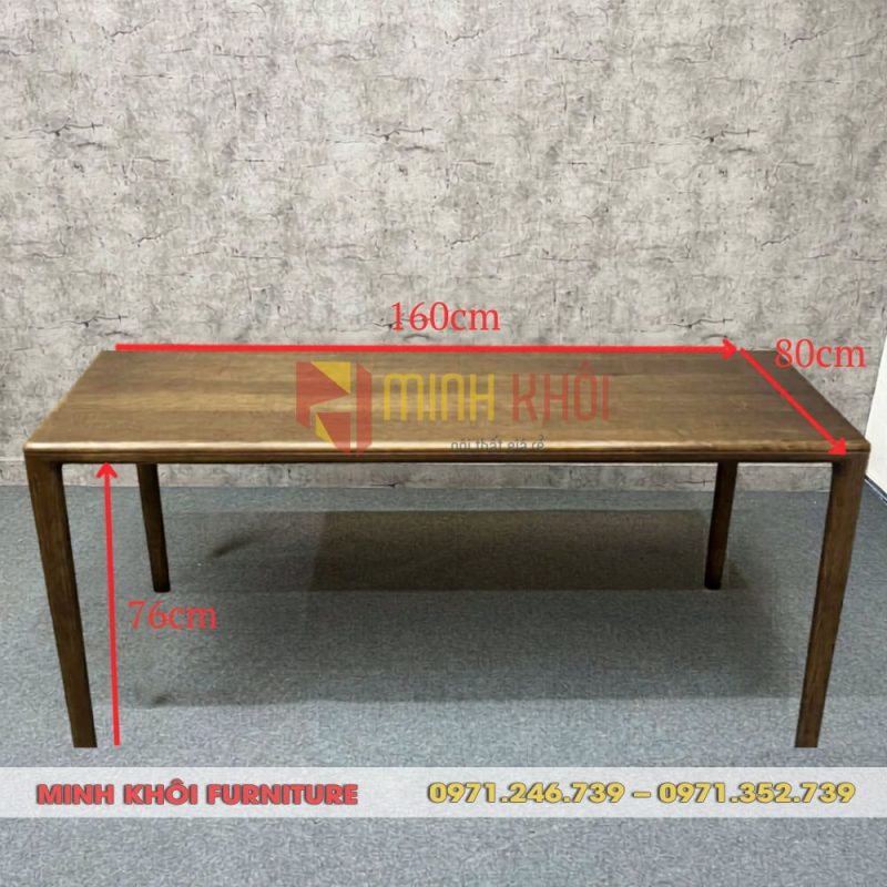 Bộ bàn ghế gỗ nhà hàng Neva gỗ ash đẹp, sang trọng 11 Bộ bàn ghế gỗ nhà hàng Neva gỗ ash đẹp, sang trọng