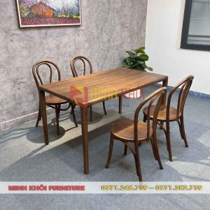 Bộ bàn ghế quán ăn Thonet 18 – Thiết kế cổ điển, sang trọng